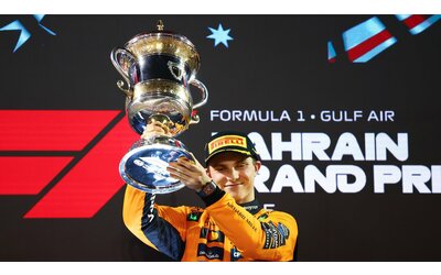 F1 2025: Piastri vince in Bahrain con la sua McLaren