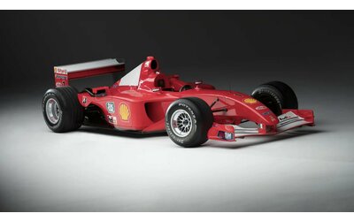 La Ferrari F2001 di Schumacher all'asta in occasione del Gran Premio di Monaco 2025