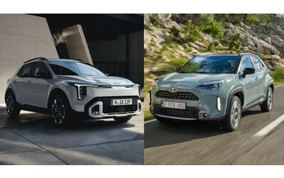 Nuova KIA Stonic vs Toyota Yaris Cross sfida tra crossover confronto e prezzi