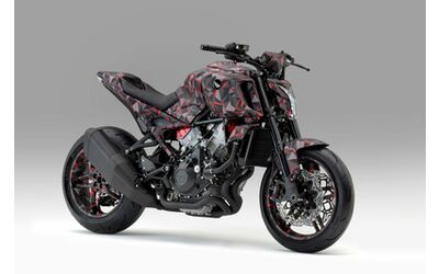 Svelata Honda V3R 900 E-Compressor Prototype a EICMA: motore V3 e compressore elettrico