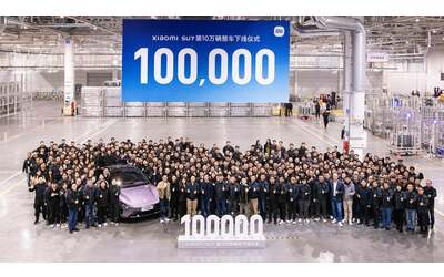 Xiaomi, 100 mila SU7 prodotte in soli 230 giorni