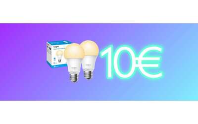 2 Lampadine Intelligenti Tapo a soli 10 su Amazon con il 45