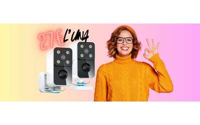 2 videocamere di sorveglianza a 27€ l’una in offerta folle su Amazon