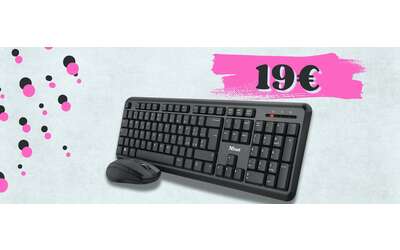 20€ per set tastiera e mouse WIRELESS firmati Trust: affarone UNICO