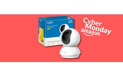20€ per una telecamera WiFi FHD che ruota di 360°: una bomba su Amazon