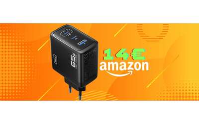 3 uscite veloci per ricaricare di tutto e prezzo minuscolo caricatore USB INIU da 65W