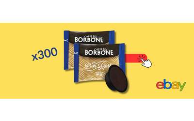 300 capsule A Modo Mio Caffè Borbone: prezzo che devasta il supermercato