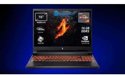 Acer Nitro V 16 a 999€: il notebook gaming con RTX 4060 crolla di prezzo