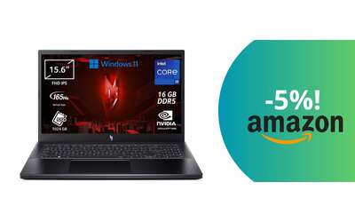 Acer Nitro V15: il notebook da gaming potente e all’avanguardia a prezzo scontato
