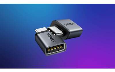 Adattatore USB a tipo C: compatto e in offerta su Amazon a soli 7,19€