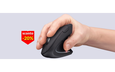 Addio polso dolorante: il mouse wireless verticale Trust Verto è tuo a soli 19€