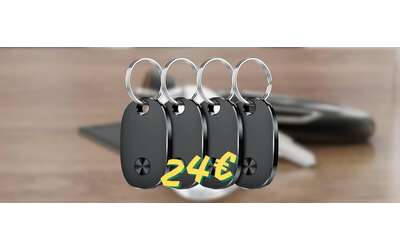 Air Tracker Tag: 4 localizzatori di oggetti con batteria sostituibile a soli 24€