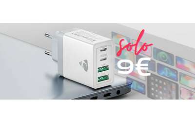 Alimenta tutto da un solo caricatore USB con 4 porte e 40W tuo a soli 9€