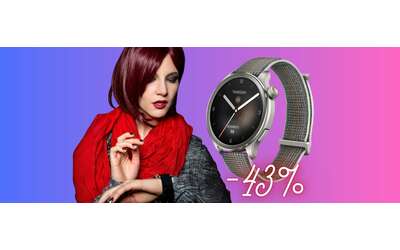 Amazfit Balance da 46mm, 14gg di autonomia e 150 modalità sportive (-43%)