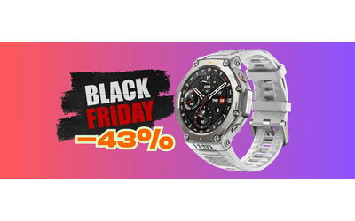 Amazfit T Rex 3 l indistruttibile smartwatch al 43 in meno per il Black Friday