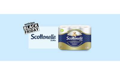 Amazon anticipa il Black Friday con la Carta Igienica Scottonelle: 0,30€ a rotolo!