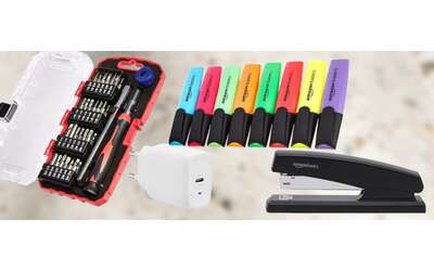 Amazon Basics promo da SVUOTATUTTO impressionanti: occasioni da 3€ a 11€