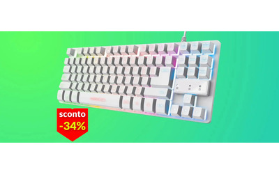 Amazon fa un regalo ai gamer: la tastiera Trust crolla ad appena 19€