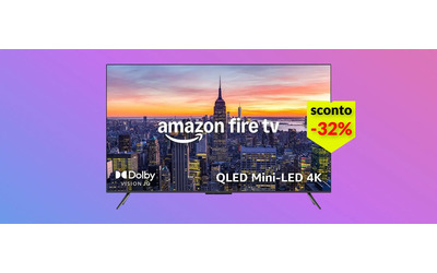 Amazon Fire TV Serie Omni Mini-LED 55″ scontata al 32%: oltre i confini del 4K