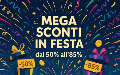 Amazon in FESTA con i MEGA SCONTI: riduzioni di prezzo dal 50% all’85%