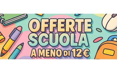 Amazon ritorno a scuola: una MAREA di offerte SPECIALI da 1,57€ a 12€