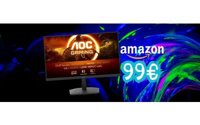 AOC Gaming: monitor FHD da 24 pollici e 180Hz a soli 99€