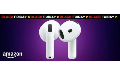 Apple AirPods 4 in offerta a 139 BEST SELLER del Black Friday Amazon