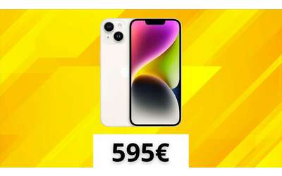 Apple iPhone 14, nuovo minimo: oggi è tuo a soli 595€ (anche a rate)