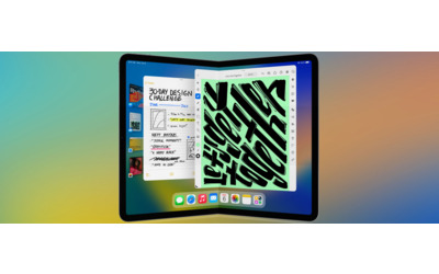 Apple pensa in grande, fin troppo: in arrivo un iPad pieghevole da 20 pollici?
