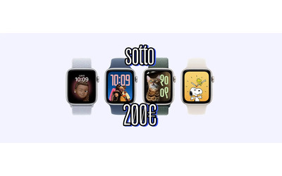 Apple Watch SE 2 sotto i 200 solo su Amazon per POCO TEMPO