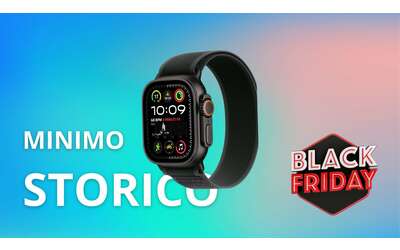 Apple Watch Ultra 2 (titanio nero) finalmente ad un prezzo top su Amazon