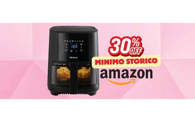 Ariete 4626: friggitrice ad aria da 6 litri con 8 programmi per piatti buoni e sani (-30%)