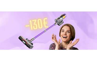 Aspirapolvere senza fili con potenza da 45Kpa e 3 velocità in doppio sconto
