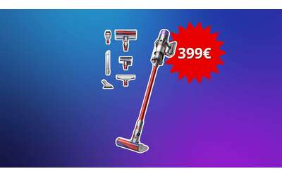 Aspirapolvere senza filo Dyson V11 Fluffy: oggi a meno di 400€ con il 33% di sconto