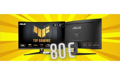 ASUS TUF Gaming: vivi i giochi con il monitor curvo da 31,5″ a 80€ in meno