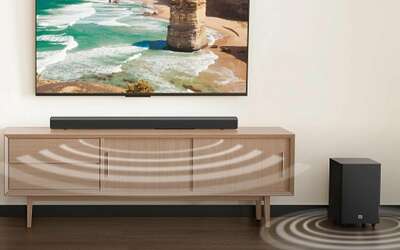 Audio ECCELLENTE da 250 W con la soundbar JBL Cinema SB 550: appena 183€