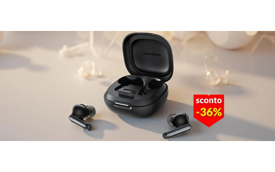 Auricolari in sconto a 44€: Soundcore ti offre 60 ore di musica potentissima
