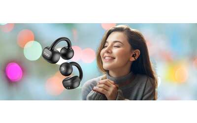 Auricolari wireless a clip per un comfort mai provato e 40 ore di autonomia
