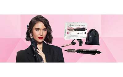 Bellissima Imetec: spazzola ad aria calda con accessori per asciugatura top (-43%)