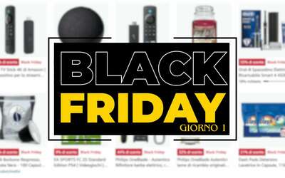 Black Friday Amazon, primo giorno: ecco le 100 offerte SHOCK da non perdere