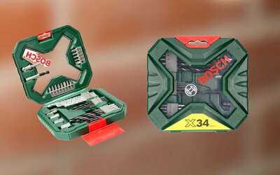 Bosch SHOCK: sconto 60% e prezzo PAZZESCO per il kit 34 in 1 (9,95€)