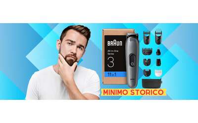 Braun All-In-One Series 3 con 9 accessori ritorna al minimo storico su Amazon