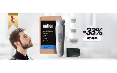 Braun Series 3 per 80min con cui radere il tuo corpo alla perfezione