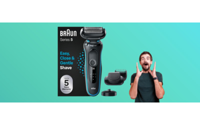 Braun Series 5: il rasoio elettrico in mega sconto da avere