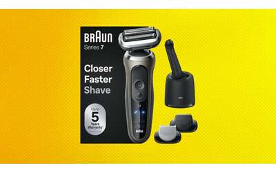 Braun Series 7: rasatura impeccabile con il 37% di sconto