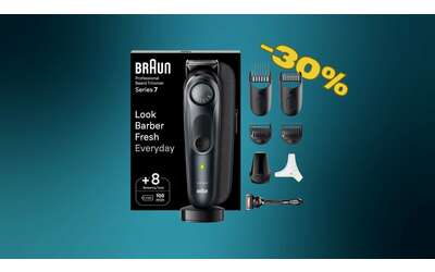 Braun Series 7: rasatura professionale con il 30% di sconto (Amazon)