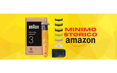 Braun Series XT3: rade e definisce il viso più accessori per il corpo (minimo storico)