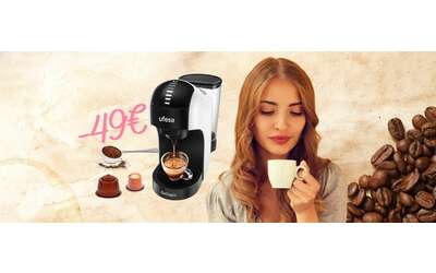 Caffè buonissimo come al bar con la macchina per espresso Ufesa Bellagio
