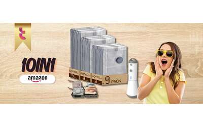 Cambio stagione NON TI TEMO con il kit Sottovuoto definitivo (28€)