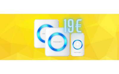 Campanello wireless con 2 ricevitori semplice da installare a soli 19€